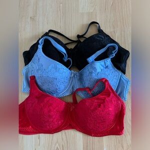 Vintage Lace Satin Lingerie Bras